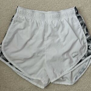 Nike Women’s Tempo Running Short White and Gray
